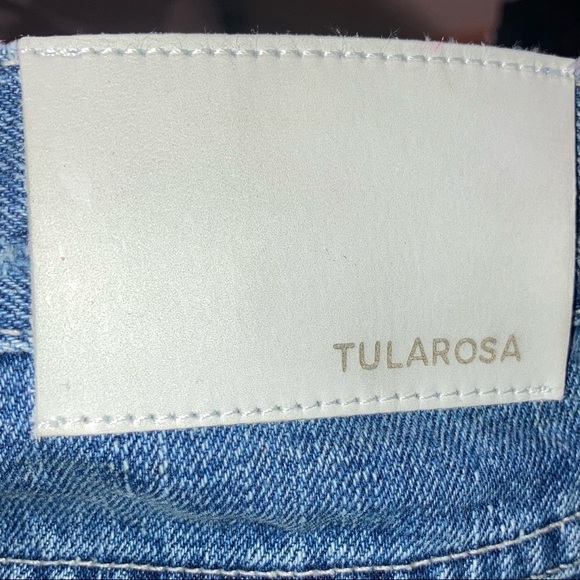 Tularosa Aubrey Distressed Denim Mini Skirt - Picture 8 of 10